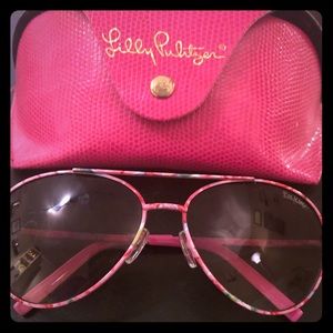 Lilly Pulitzer sunglasses- great condition!